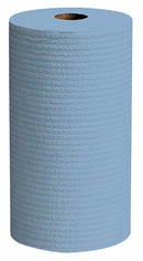 Wypall Dry Wipe Roll, WYPALL X60, 9-3/4 in x 13-1/2 in, Number of Sheets 130, Blue, PK 12 - 35411