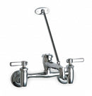 Chicago Faucets Straight Service Sink Faucet, Lever Faucet Handle Type, 12.0 gpm, Chrome - 897-CP