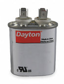 Dayton Oval Motor Run Capacitor,70 Microfarad Rating,440VAC Voltage - 6FLN8