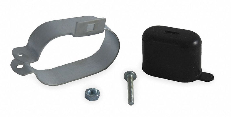 Dayton Capacitor Mounting Kit,Includes Metal Bracket, Rubber Boot and Mounting Hardware,1 EA,For Use With R - 2MEV1