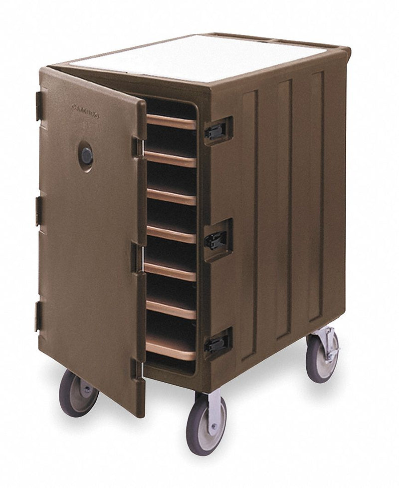 Cambro Meal Delivery Cart, Tray Size (In.): 18 x 26, Brown - EA1826LTC3131