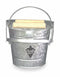 Top Brand Silver Galvanized Steel Mop Bucket and Wringer, 3 gal. - 2MPE1