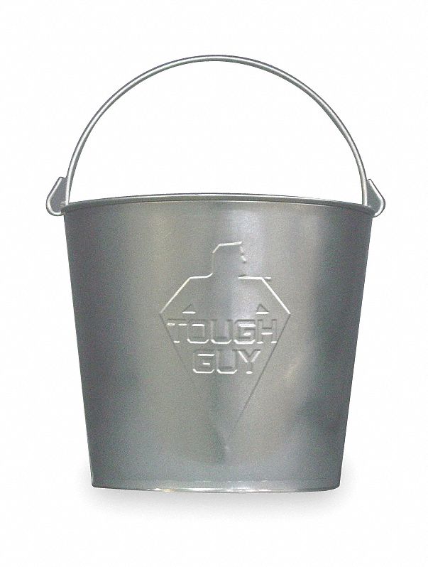 Top Brand 3-1/2 gal. Silver Galvanized Steel Mop Bucket, 1 EA - 2MPE8