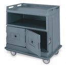 Cambro EAMDC24F191 - Beverage Service Cart Poly Gray