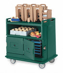 Cambro EAMDC24192 - Beverage Service Cart Recessed Top Poly