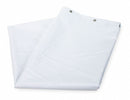 Top Brand Shower Curtain, 42" Width, Cotton Duck, White, Standard Grommets - 4EEY8