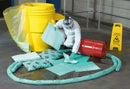Brady Spill Kit/Station, Bucket, Chemical, Hazmat, 9.1 gal - SKH-BKT