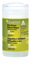 Quartet 7-3/4 x 5-1/2" Dry Erase Board Cleaning Wipes, Removes Ghosting, Shadowing, Grease and Dirt; PK50 - 52-180032Q