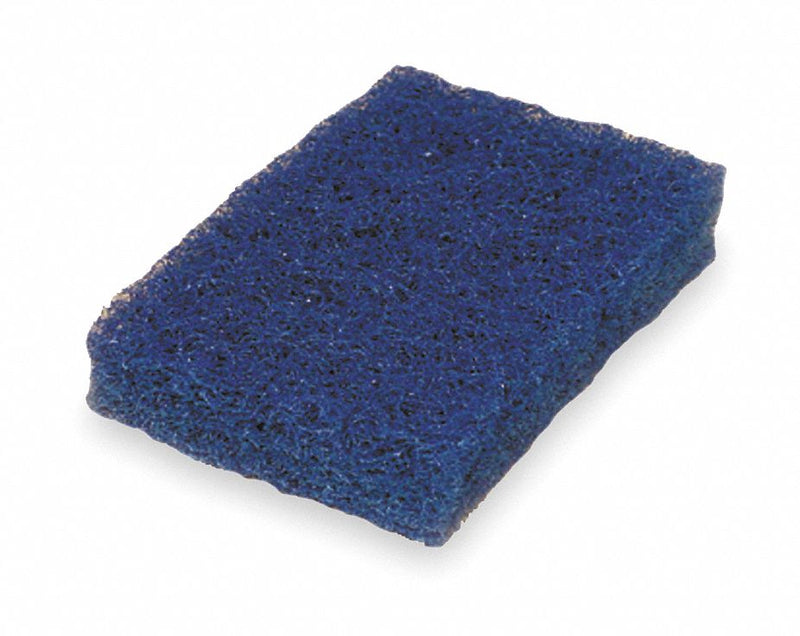 Tough Guy 6 in x 3 1/2 in Nylon Scouring Pad, Blue, 20PK - 2NTG9