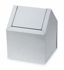 Tough Guy Sanitary Napkin Receptacle, Free-Standing, 11 1/2 in Height, Metal, White - 2NXW2