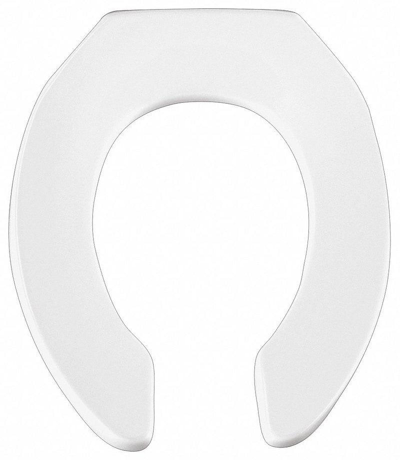 Bemis Round, Standard Toilet Seat Type, Open Front Type, Includes Cover No, White - 955CT-000