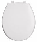 Bemis Round, Standard Toilet Seat Type, Open Front Type, Includes Cover Yes, White - 950-000