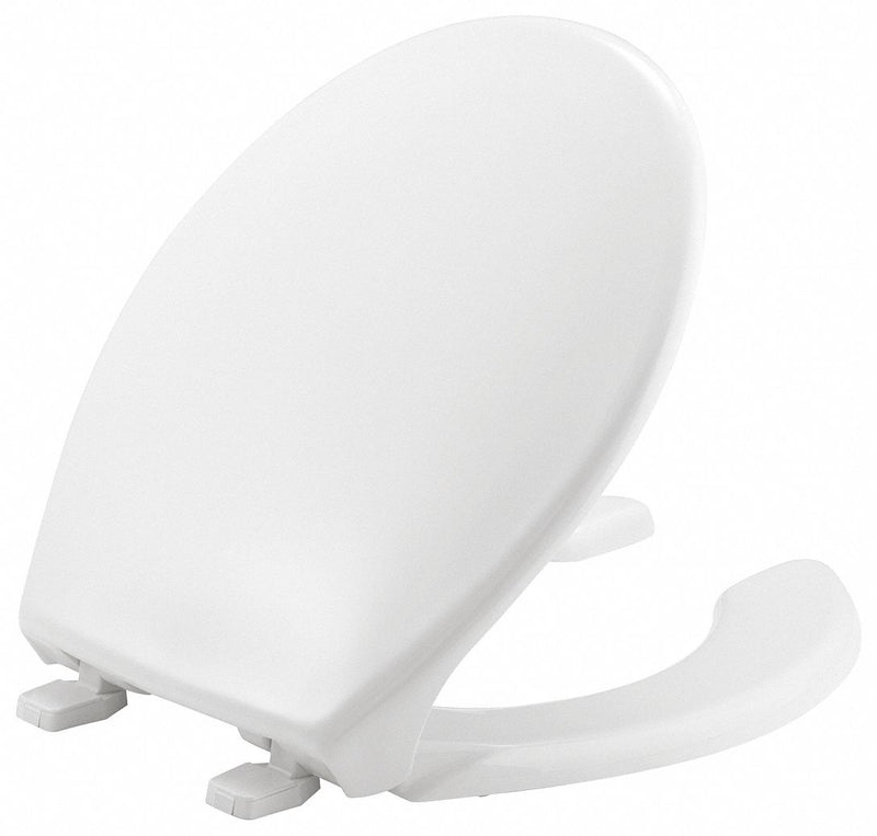 Bemis Round, Standard Toilet Seat Type, Open Front Type, Includes Cover Yes, White - 950-000