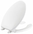 Bemis Elongated, Standard Toilet Seat Type, Open Front Type, Includes Cover Yes, White - 1950-000