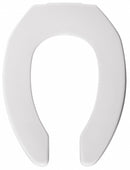 Bemis Elongated, Lift Toilet Seat Type, Open Front Type, Includes Cover No, White - 2L2155T-000