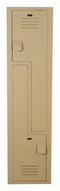 Bradley Beige Wardrobe Z Locker, (1) Wide, (2) Tier Openings: 2, 18 in W X 18 in D X 60 in H - LK181860ZHV-202