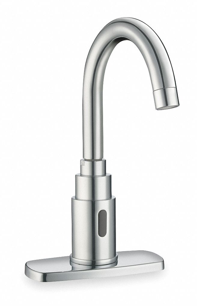 Sloan Chrome, Gooseneck, Bathroom Sink Faucet, Motion Sensor Faucet Activation, 2.2 gpm - SF2200-4