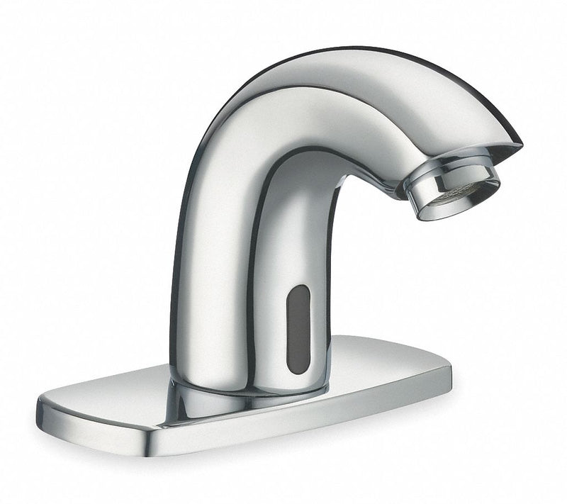 Sloan Chrome, Mid Arc, Bathroom Sink Faucet, Motion Sensor Faucet Activation, 0.5 gpm - SF2100-4