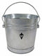 Top Brand Utility Garbage Pail, 6 gal., Silver - 2PYW4