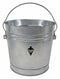 Top Brand Utility Garbage Pail, 10 gal., Silver - 2PYW5