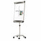 Quartet Gloss-Finish Porcelain Dry Erase Board, Easel Mounted, Mobile/Casters, 41 inH x 27 inW, White - EU2000TE
