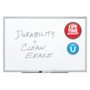 Quartet Gloss-Finish Porcelain Dry Erase Board, Wall Mounted, 24"H x 36"W, White - 2543