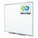 Quartet Gloss-Finish Porcelain Dry Erase Board, Wall Mounted, 24"H x 36"W, White - 2543