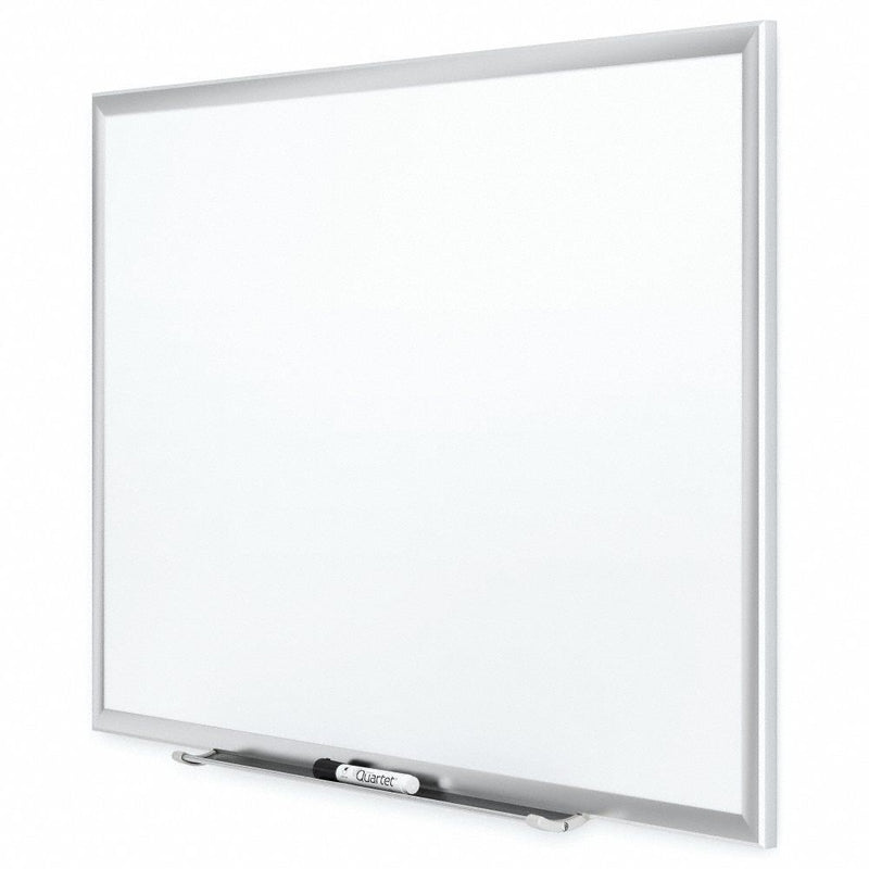 Quartet Gloss-Finish Porcelain Dry Erase Board, Wall Mounted, 48"H x 72"W, White - 2547
