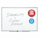 Quartet Gloss-Finish Porcelain Dry Erase Board, Wall Mounted, 48"H x 96"W, White - 2548