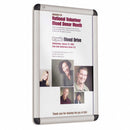 Quartet Sign Holder, Wall, 11x17, Alum, Silver - CF1711