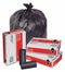 Tough Guy Trash Bag, 60 gal., HDPE, Coreless Roll, Black, PK 150 - 5XL49