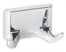 Top Brand Overall Height 1 1/2 in, Overall Depth 1 1/2 in, Chrome, Bathroom Hook - 2VAL4