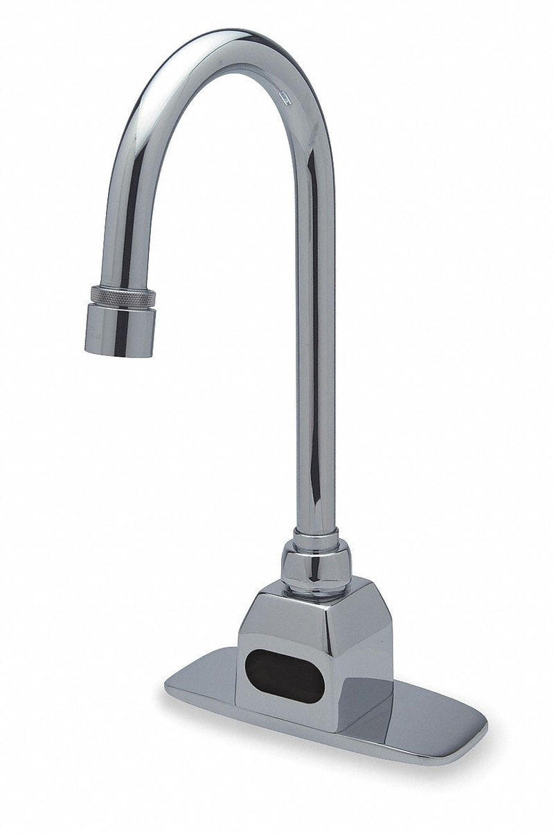Zurn Chrome, Gooseneck, Bathroom Sink Faucet, Motion Sensor Faucet Activation, 1.5 gpm - Z6920-XL
