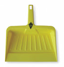 Tough Guy Hand Held Dust Pan, Yellow, Plastic - 2VEY4