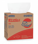 Wypall White Hydroknit(R) Disposable Wipes, Number of Sheets 80, Package Quantity 5 - 41048
