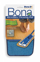 Bona Microfiber Quick Change 5 1/2 in x 15 1/2 in Wet Mop Head, Blue - AX0003053