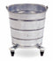 Tough Guy Bucket, 6-1/2 gal., Silver - 2W318