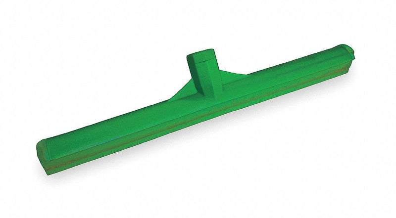 Tough Guy 16 inW Straight TPE Rubber Floor Squeegee Without Handle, Green - 2XKU6