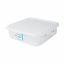 Rubbermaid 8 3/4 in" x 8 3/8 in" Polyethylene Space Saving Container Lid, White - FG650900WHT