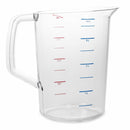 Rubbermaid Measuring Cup, 4 qt. Capacity, Polycarbonate, Clear - FG321800CLR