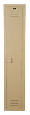 Bradley Beige Wardrobe Locker, (1) Tier, (1) Wide Openings: 1, 12 in W X 15 in D X 72 in H - LK1215721HV-202