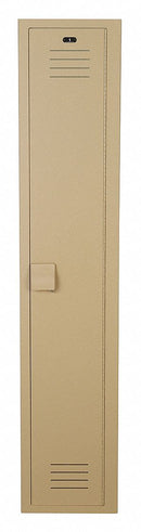 Bradley Beige Wardrobe Locker, (1) Tier, (1) Wide Openings: 1, 12 in W X 12 in D X 60 in H - LK1212601HV-202