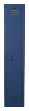 Bradley Deep Blue Wardrobe Locker, (1) Tier, (1) Wide Openings: 1, 15 in W X 18 in D X 72 in H - LK1518721HV-203