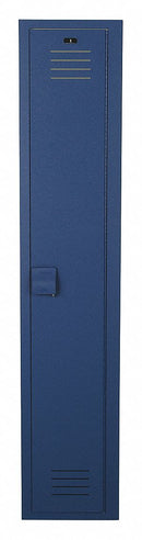Bradley Deep Blue Wardrobe Locker, (1) Tier, (1) Wide Openings: 1, 12 in W X 15 in D X 60 in H - LK1215601HV-203