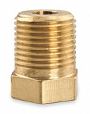 Watts Brass Adaptor, 1/2 in NPT x 3/8 in -16 Thread Size - AD-3