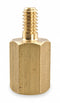 Watts Brass Adaptor, 5/16 in -18 x 3/8 in -16 Thread Size - AD 15