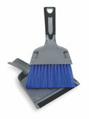 Tough Guy Dust Pan and Brush Set, Plastic, 6" - 2ZPC5