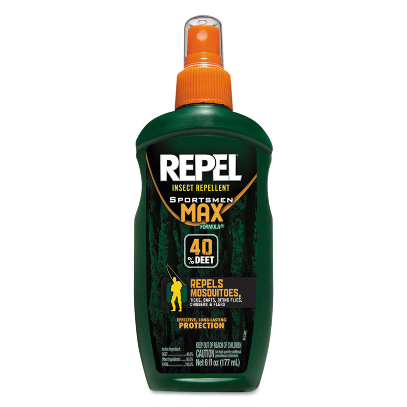 Diversey Repel Insect Repellent Sportsmen Max Formula Spray, 6 Oz Spray, 12/Ct - DVOCB941013