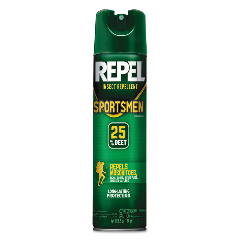 Diversey Repel Insect Repellent Sportsmen Formula Spray, 6.5 Oz Aerosol, 12/Ct - DVOCB941372