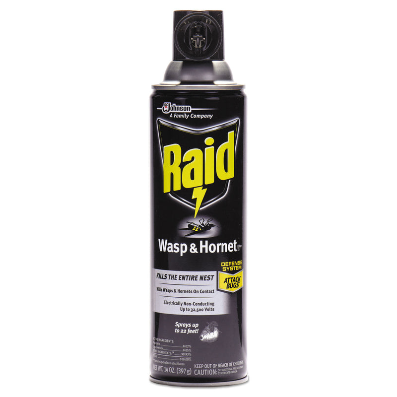 Raid Wasp & Hornet Killer, 14Oz Aerosol - SJN668006
